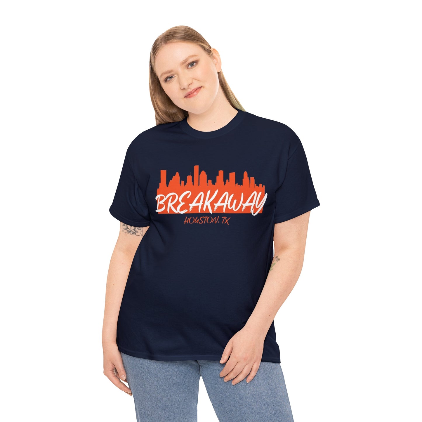 Houston Skyline Unisex Heavy Cotton T-Shirt