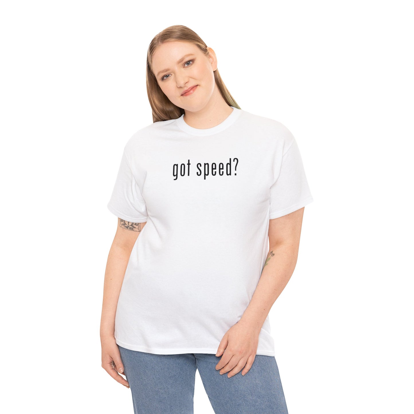 "got speed?" Unisex Heavy Cotton T-Shirt