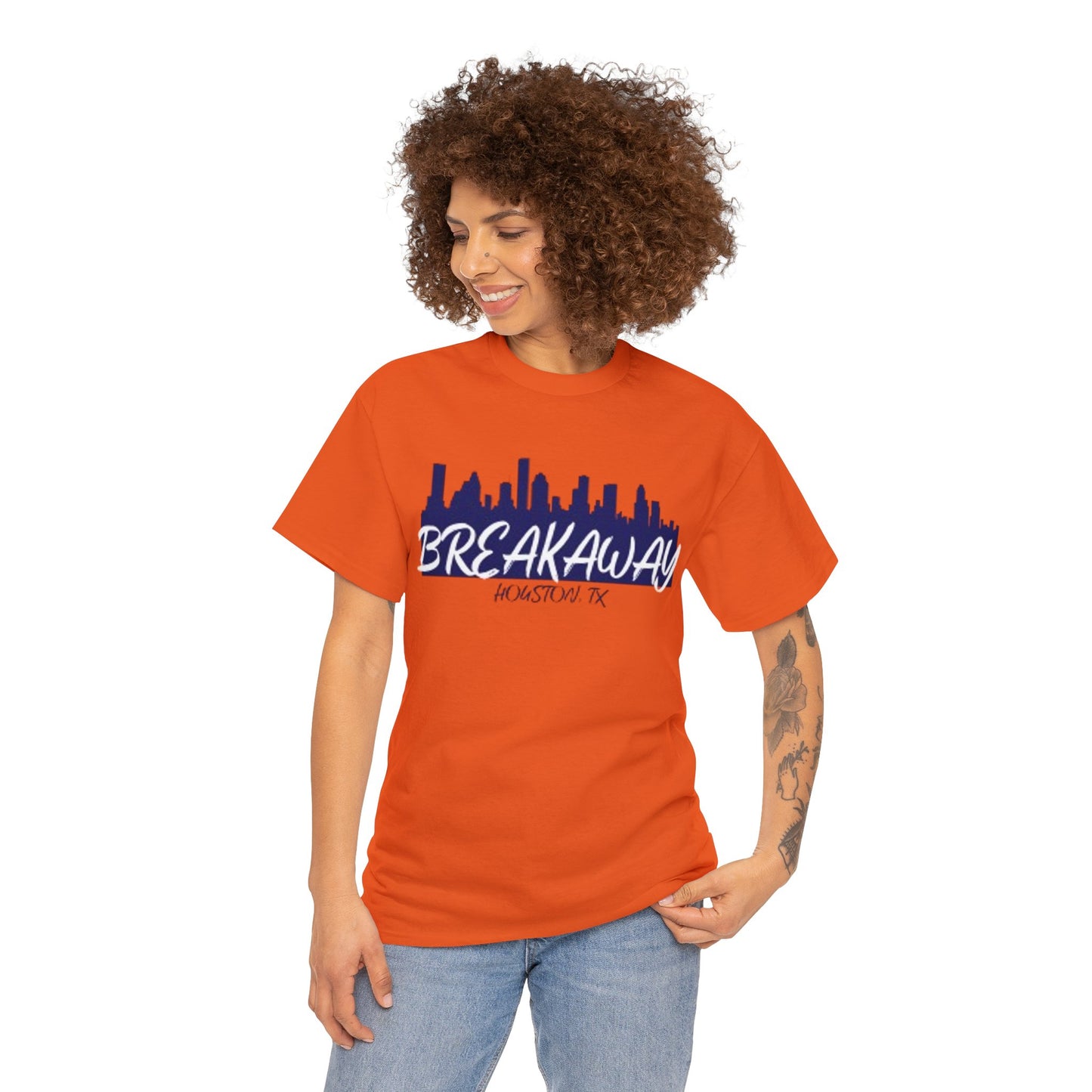 Houston Skyline Unisex Heavy Cotton T-Shirt