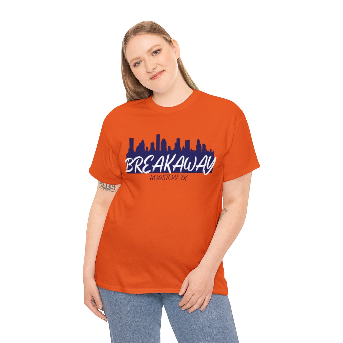 Houston Skyline Unisex Heavy Cotton T-Shirt