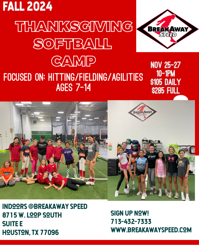 Thanksgiving Softball Camp